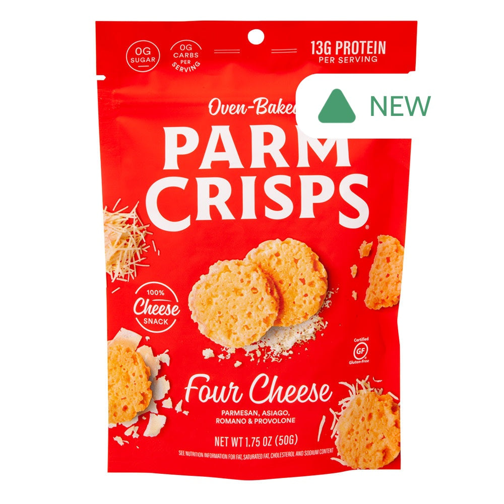 Wholesale Parm Crisps Four Cheese 1.75 Oz Pouch- Bulk