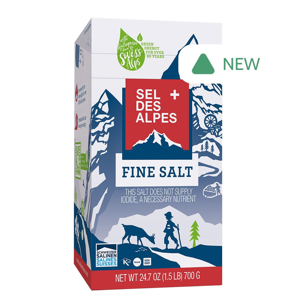Wholesale Sel Des Alpes Fine Salt 24.7 Oz Box- Bulk