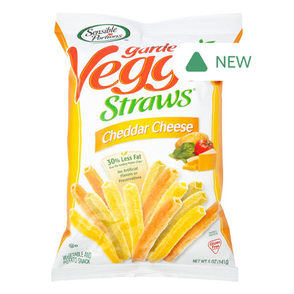 Wholesale Sensible Portions Garden Veggie Straws Cheddar Cheese 5 Oz Bag- Bulk