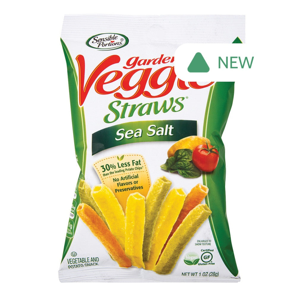 Wholesale Sensible Portions Garden Veggie Straws Sea Salt 1 Oz Bag- Bulk