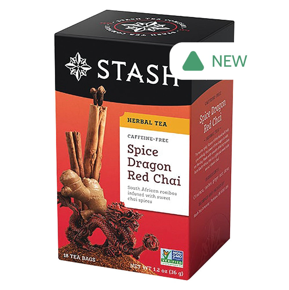 Wholesale Stash Spice Dragon Red Chai Tea 18 Ct Box- Bulk