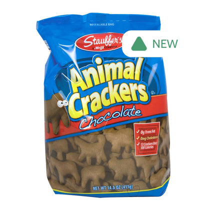 Wholesale Stauffer'S Chocolate Animal Crackers 14.5 Oz Bag- Bulk