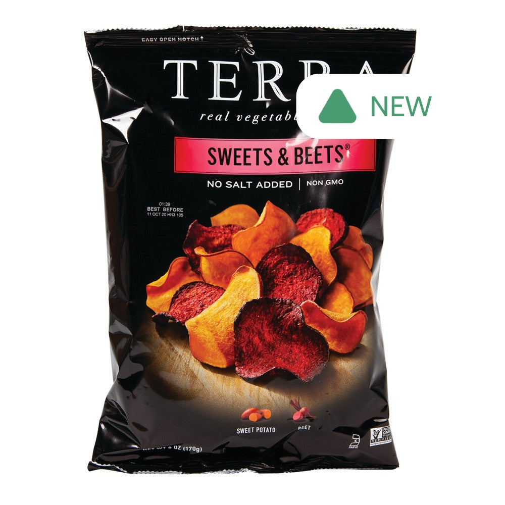 Wholesale Terra Chips No Salt Sweets & Beets 6 Oz Bag- Bulk
