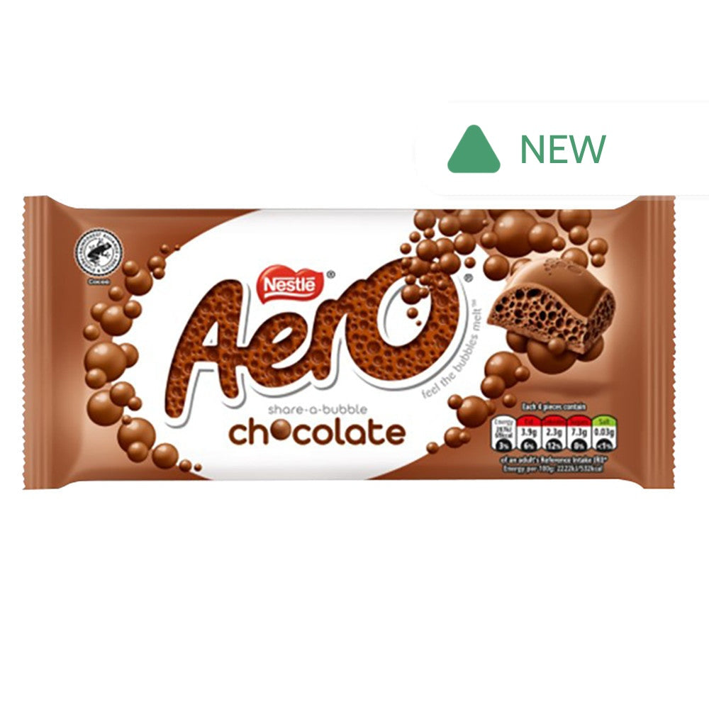 Wholesale Nestle Aero Milk Chocolate Share-A-Bubble Bar 3.17 Oz- Bulk