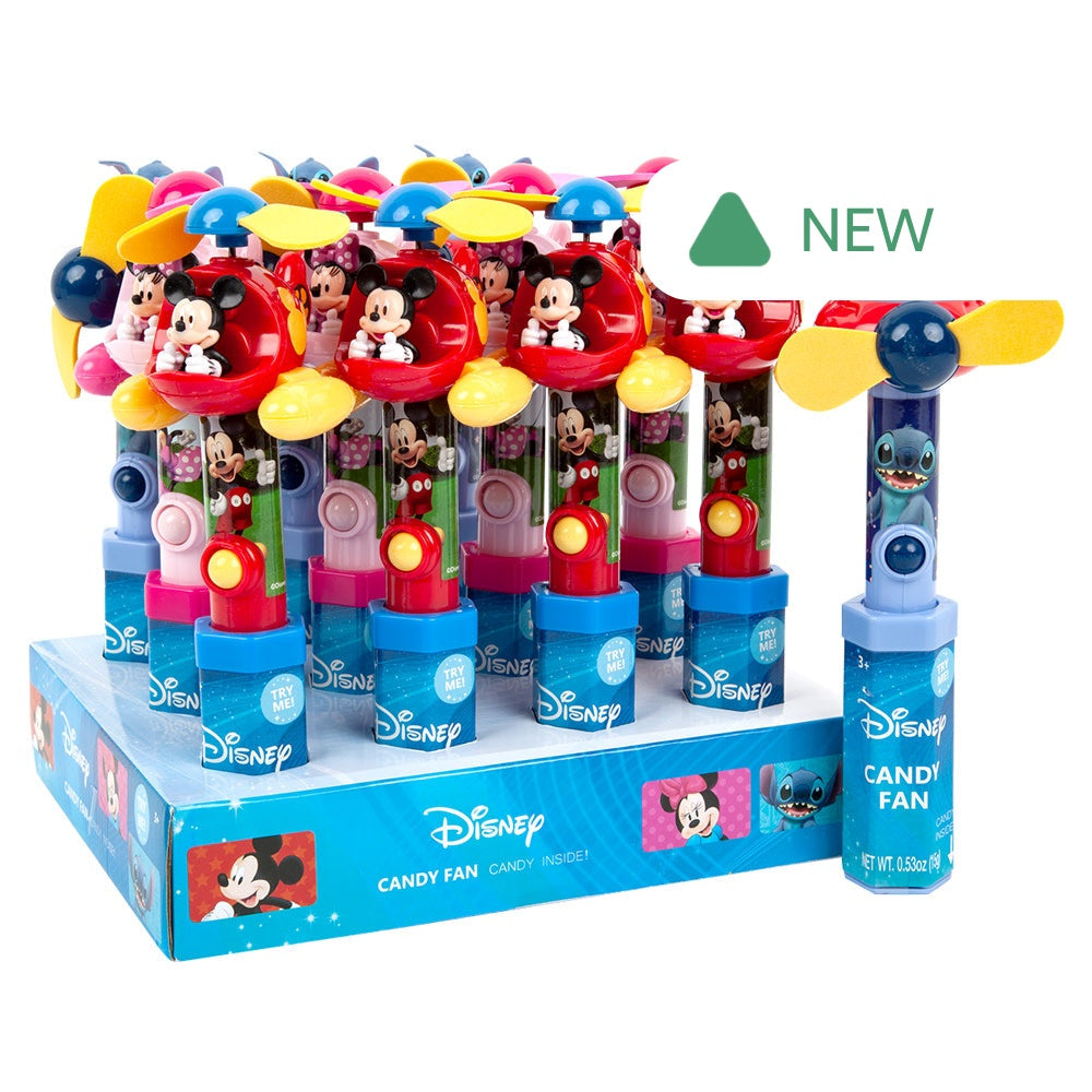 Wholesale Disney Assorted Helicopter Candy Fan 0.53 Oz- Bulk