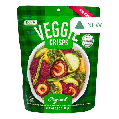Wholesale Dj&A Veggie Crisps Original 3.2 Oz Pouch- Bulk