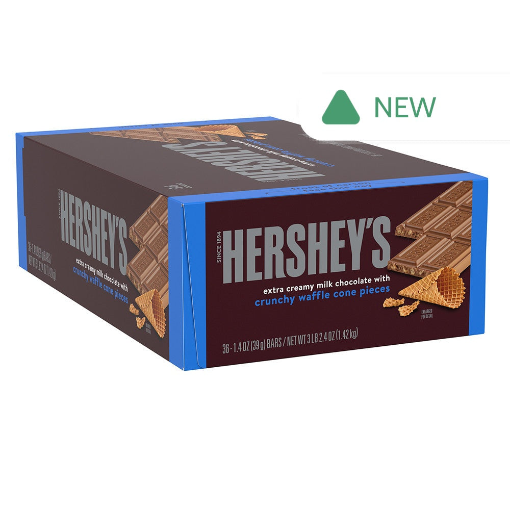 Wholesale Hershey’S Milk Chocolate Waffle Cone 1.4 Oz Bar- Bulk