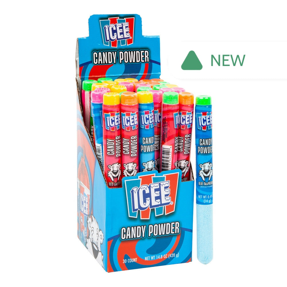 Wholesale Icee Sour Candy Powder 0.49 Oz Tube- Bulk