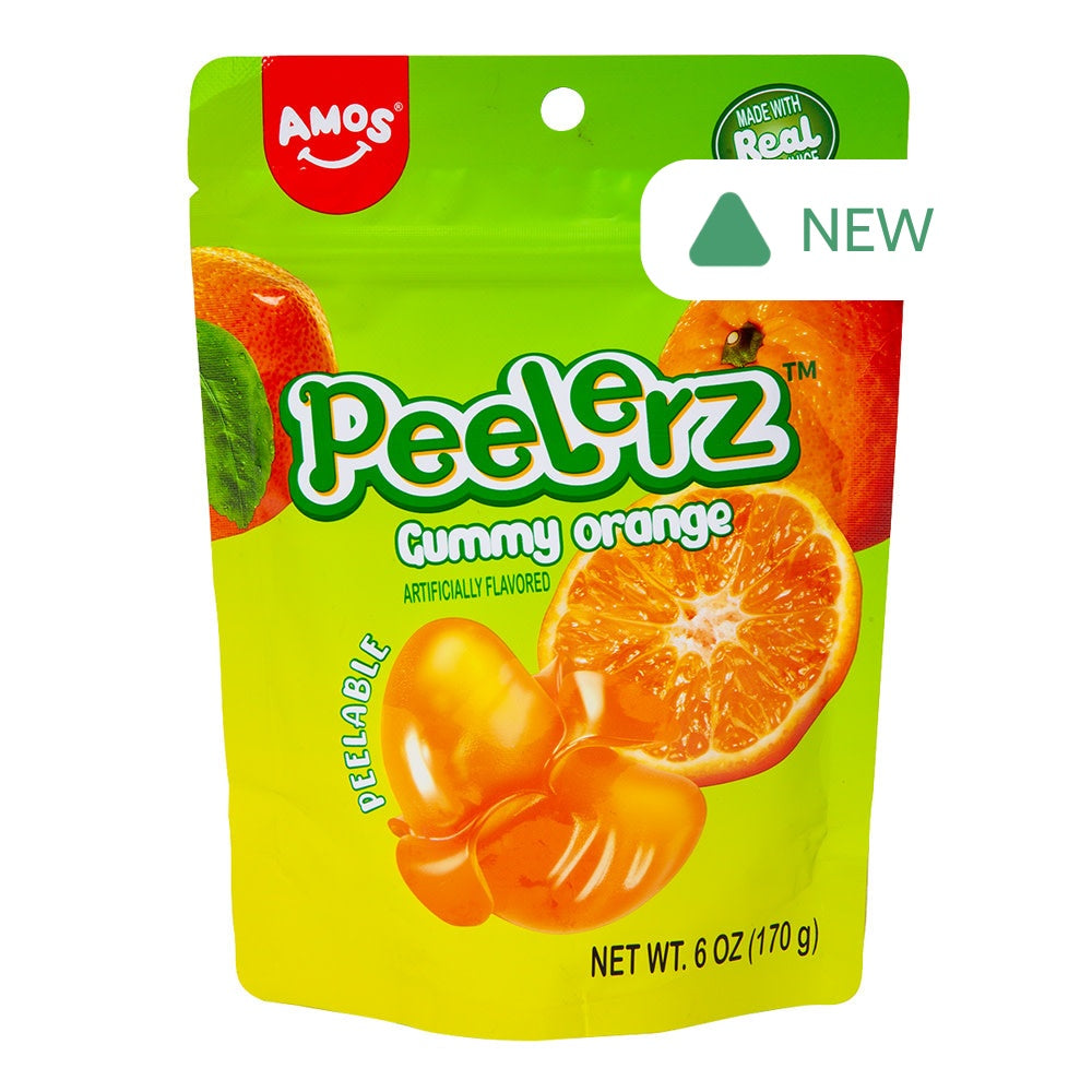Wholesale Peelerz Gummy Orange 6 Oz Bag- Bulk