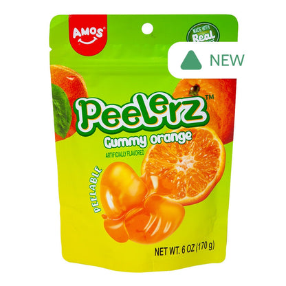 Wholesale Peelerz Gummy Orange 6 Oz Bag- Bulk
