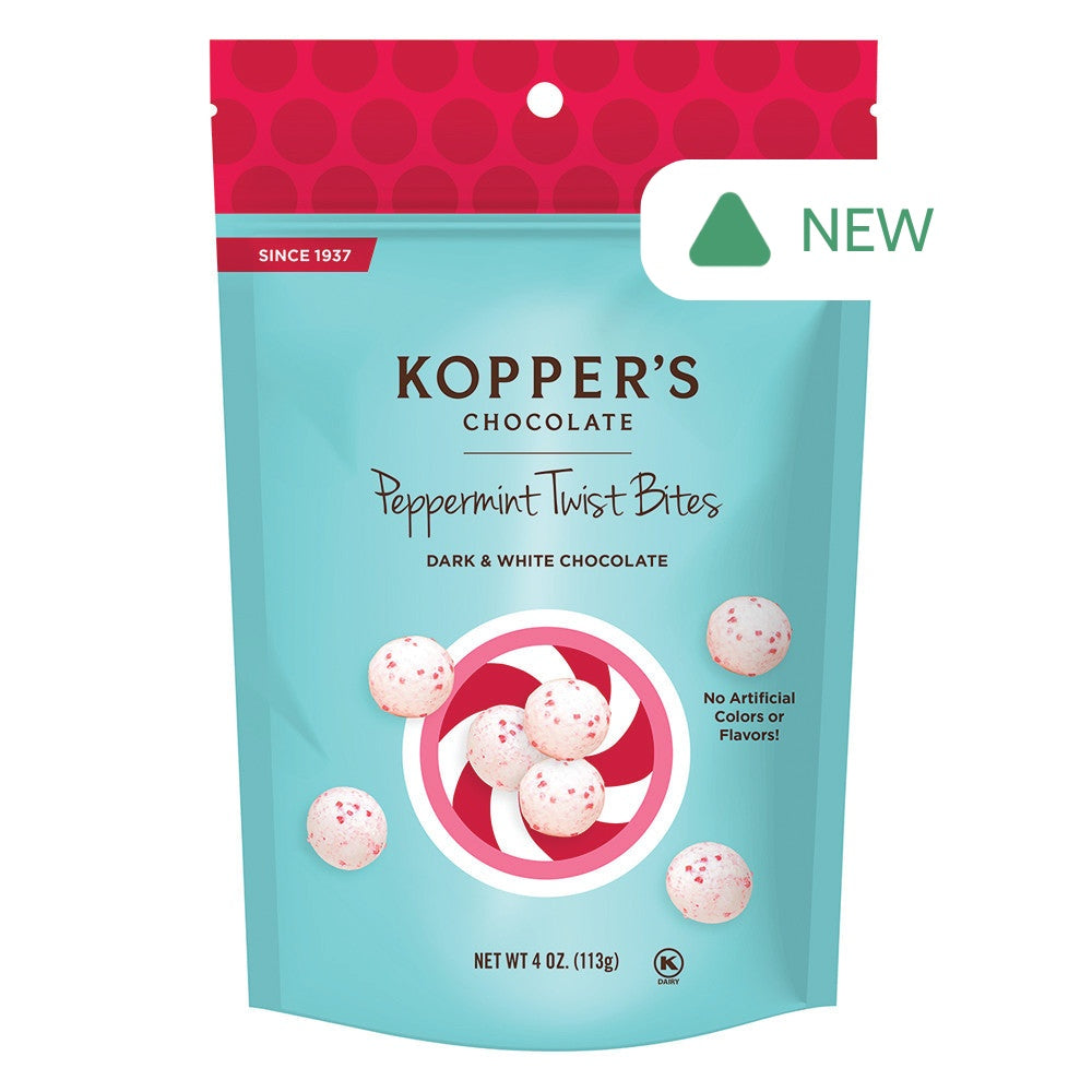 Wholesale Kopper'S Peppermint Twist Bites 4 Oz Pouch- Bulk