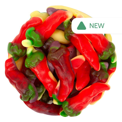 Wholesale Vidal Gummy Fire Peppers- Bulk