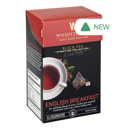 Wholesale Wissotzky English Breakfast Tea 16 Ct Box- Bulk