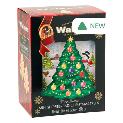 Wholesale Walkers Shortbread Mini Christmas Tree Cookies 5.3 Oz Box- Bulk