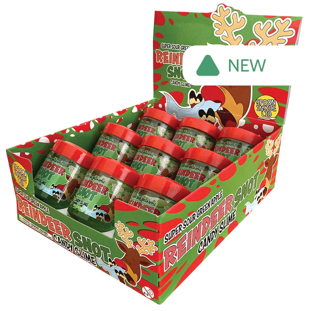 Wholesale Reindeer Snot Candy Slime 3.5 Oz Jar- Bulk