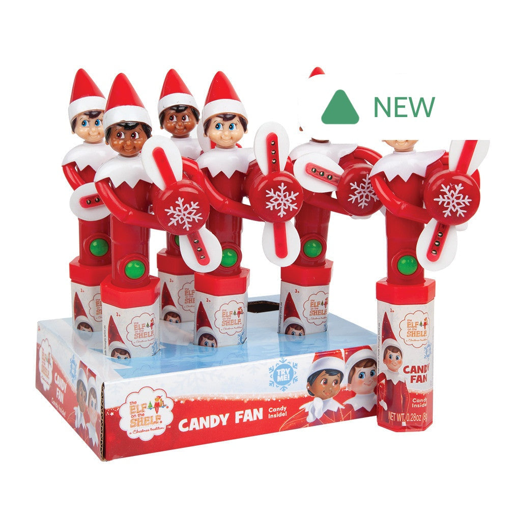 Wholesale Elf On The Shelf Candy Fan With Light 0.28 Oz- Bulk