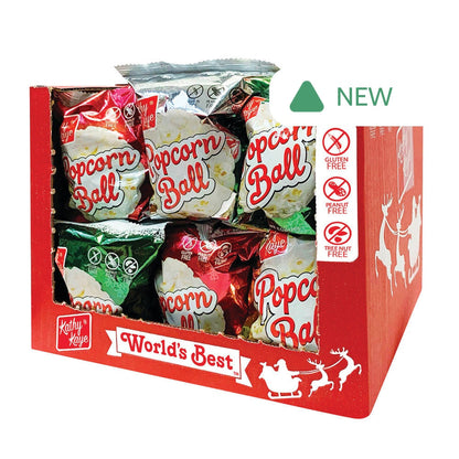 Wholesale Christmas Popcorn Ball 1 Oz- Bulk