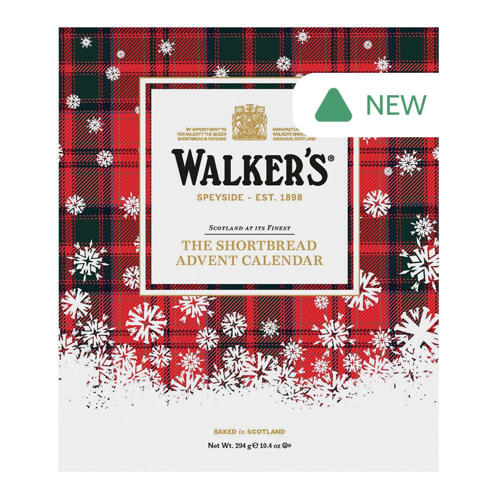 Wholesale Walkers Shortbread Cookie Advent Calendar 10.2 Oz Box- Bulk