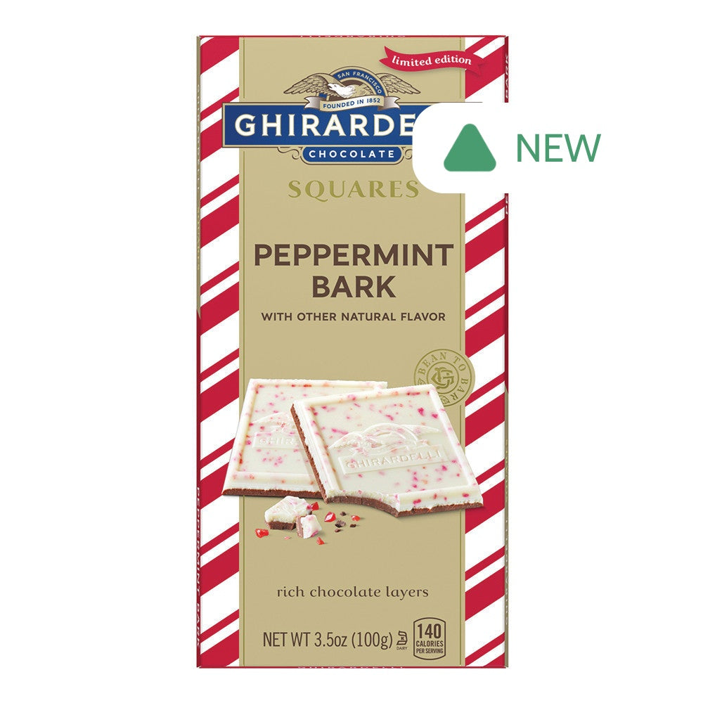 Wholesale Ghirardelli Peppermint Bark 3.5 Oz Bar- Bulk