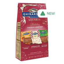 Wholesale Ghirardelli Assorted Holiday Chocolate Squares Large 7.9 Oz Bag- Bulk