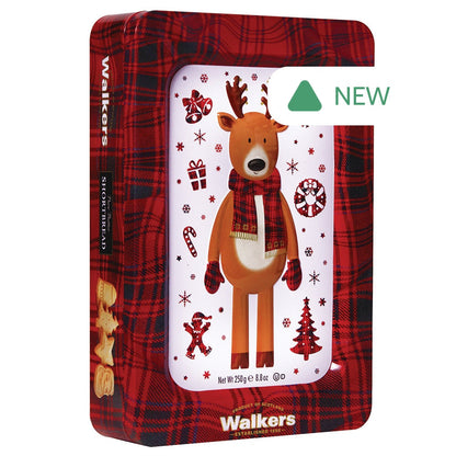 Wholesale Walkers Shortbread Cookie 8.8 Oz Reindeer Tin- Bulk