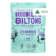 Wholesale Brooklyn Biltong Steakhouse Air-Dried Beef 2 Oz Pouch- Bulk