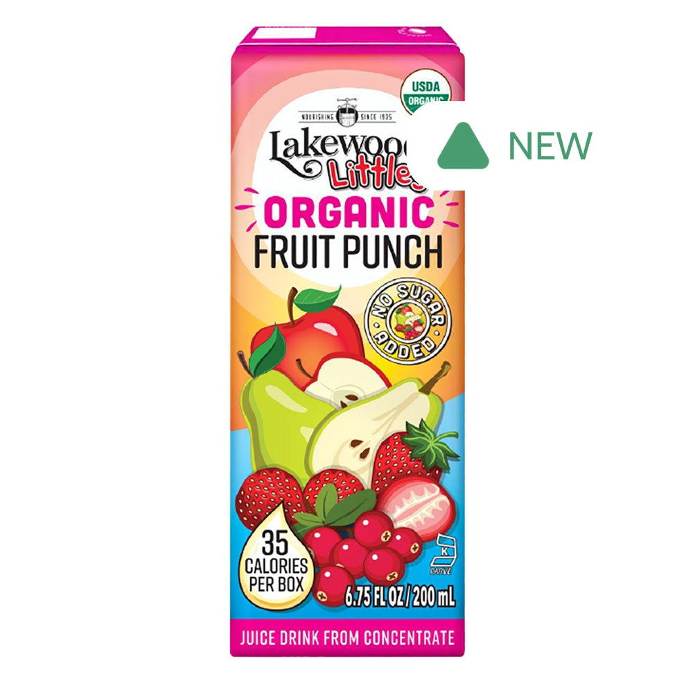 Wholesale Lakewood Juices Organic Fruit Punch 8 Count 6.75 Oz- Bulk