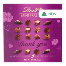Wholesale Lindt Mini Pralines Thank You Magenta 3.4 Oz Box- Bulk