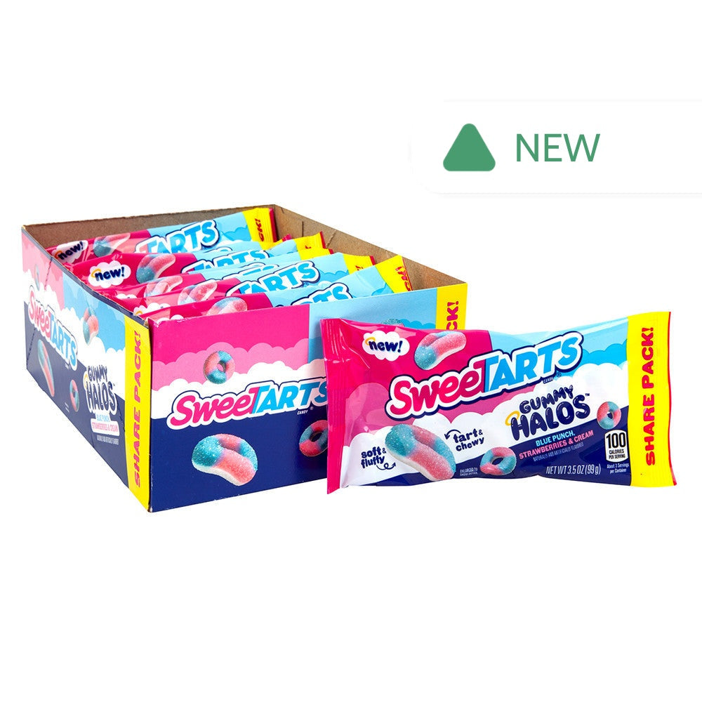 Wholesale Sweetarts Gummy Halos Share Size 3.5 Oz- Bulk