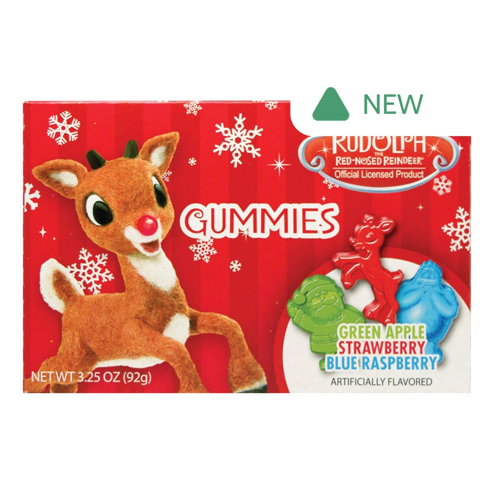 Wholesale Rudolph Gummies 3 Oz Theater Box- Bulk