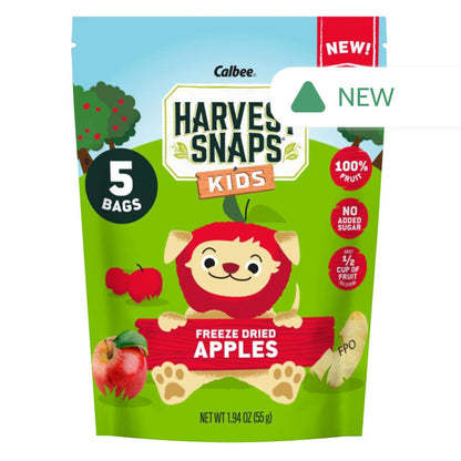 Wholesale Calbee Harvest Snaps Kids Freeze Dried Apples 5 Count 1.94 Oz Pouch- Bulk