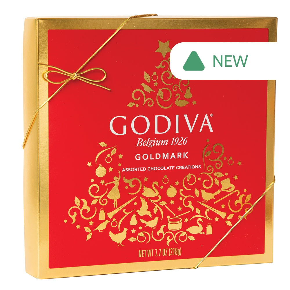 Wholesale Godiva 18 Pc Assorted Chocolates Holiday 7.7 Oz Box- Bulk