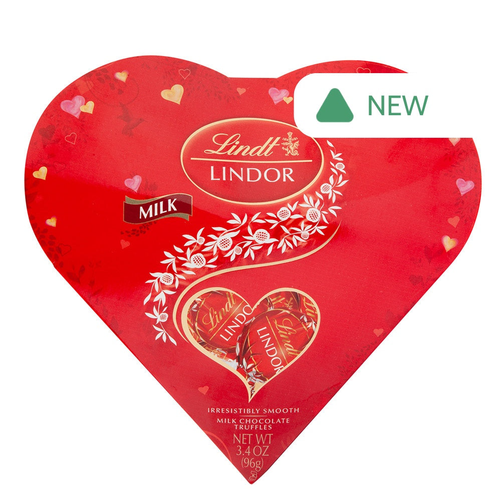 Wholesale Lindt Lindor Milk Chocolate 3 Oz Heart Box- Bulk