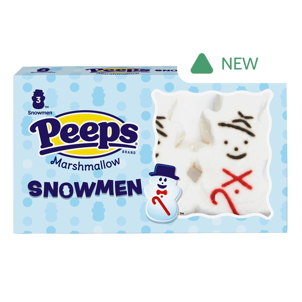 Wholesale Peeps Marshmallow Snowmen 1.5 Oz Tray- Bulk