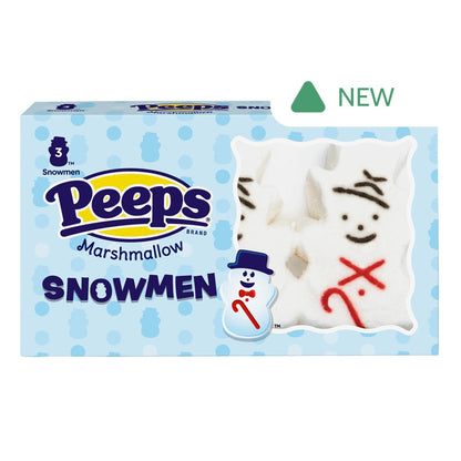 Wholesale Peeps Marshmallow Snowmen 1.5 Oz Tray- Bulk