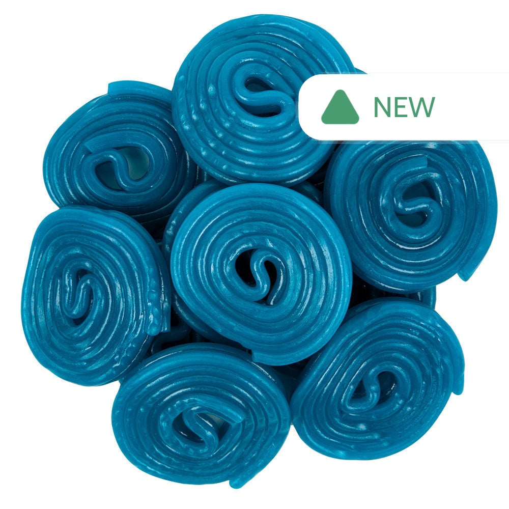 Wholesale Licorice Broadway Wheels Blue Raspberry- Bulk