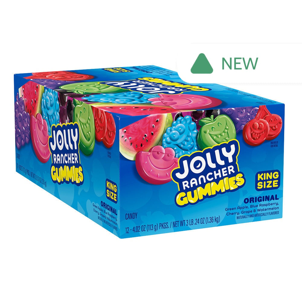 Wholesale Jolly Rancher Original Gummies King Size 4.02 Oz Bag- Bulk