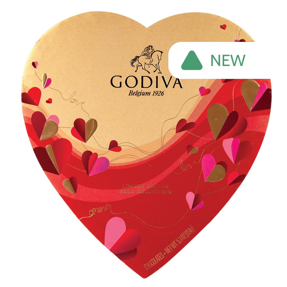 Wholesale Godiva 14 Pc Heart 5.3 Oz Box- Bulk