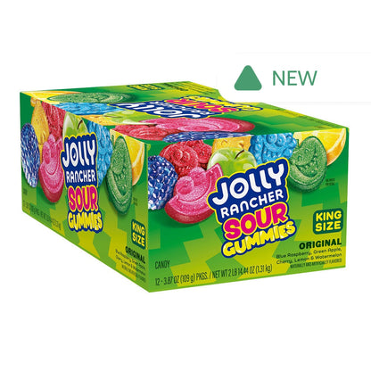 Wholesale Jolly Rancher Sour Gummies King Size 3.87 Oz Bag- Bulk