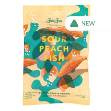 Wholesale Bonbon Sour Peach Fish 5.2 Oz Peg Bag- Bulk