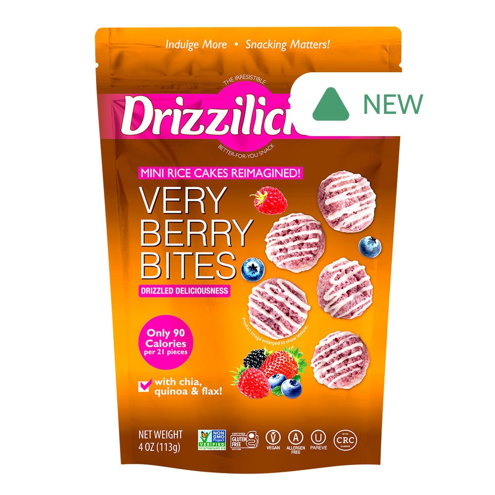 Wholesale Drizzilicious Very Berry Drizzle Bites 4 Oz Bag- Bulk