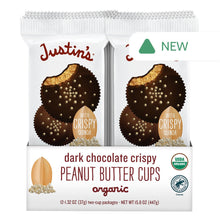 Wholesale Justin'S Dark Chocolate Crispy Peanut Butter Cups 2 Pack 1.32 Oz- Bulk