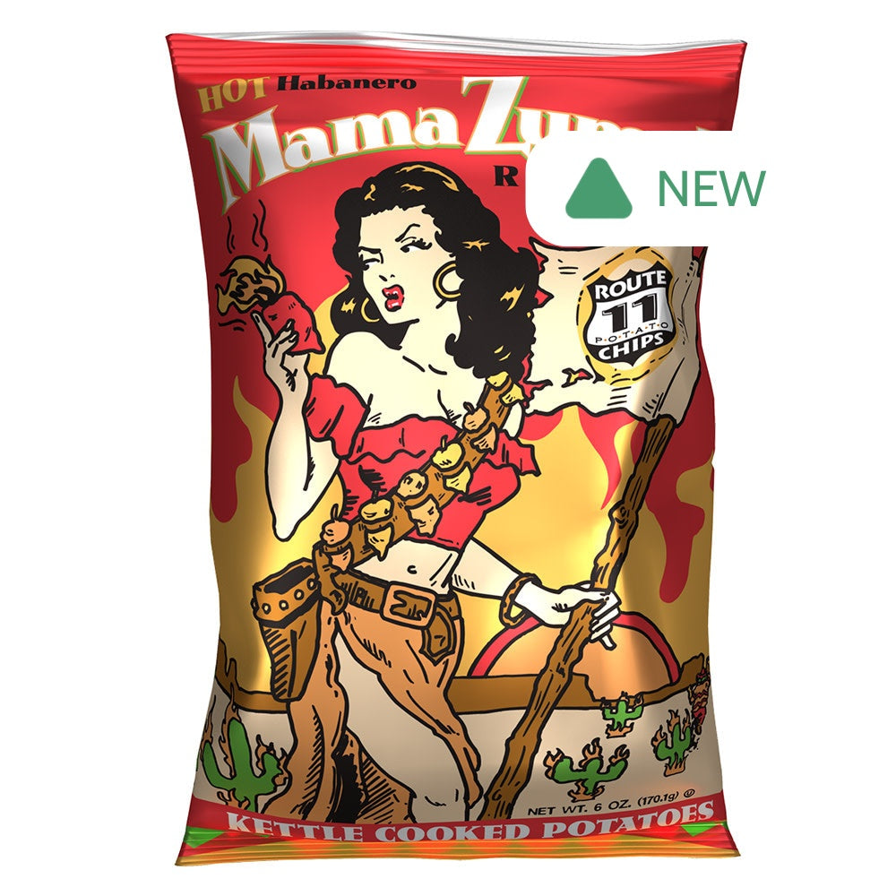 Wholesale Route 11 Mama Zuma'S Revenge Potato Chips 6 Oz Bag- Bulk