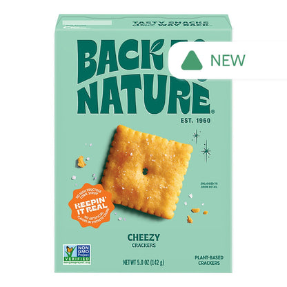 Wholesale Back To Nature Cheezy Crackers 5 Oz Box- Bulk