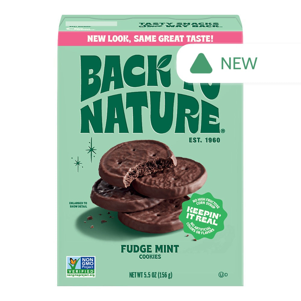 Wholesale Back To Nature Fudge Mint Cookies 5.5 Oz Box- Bulk
