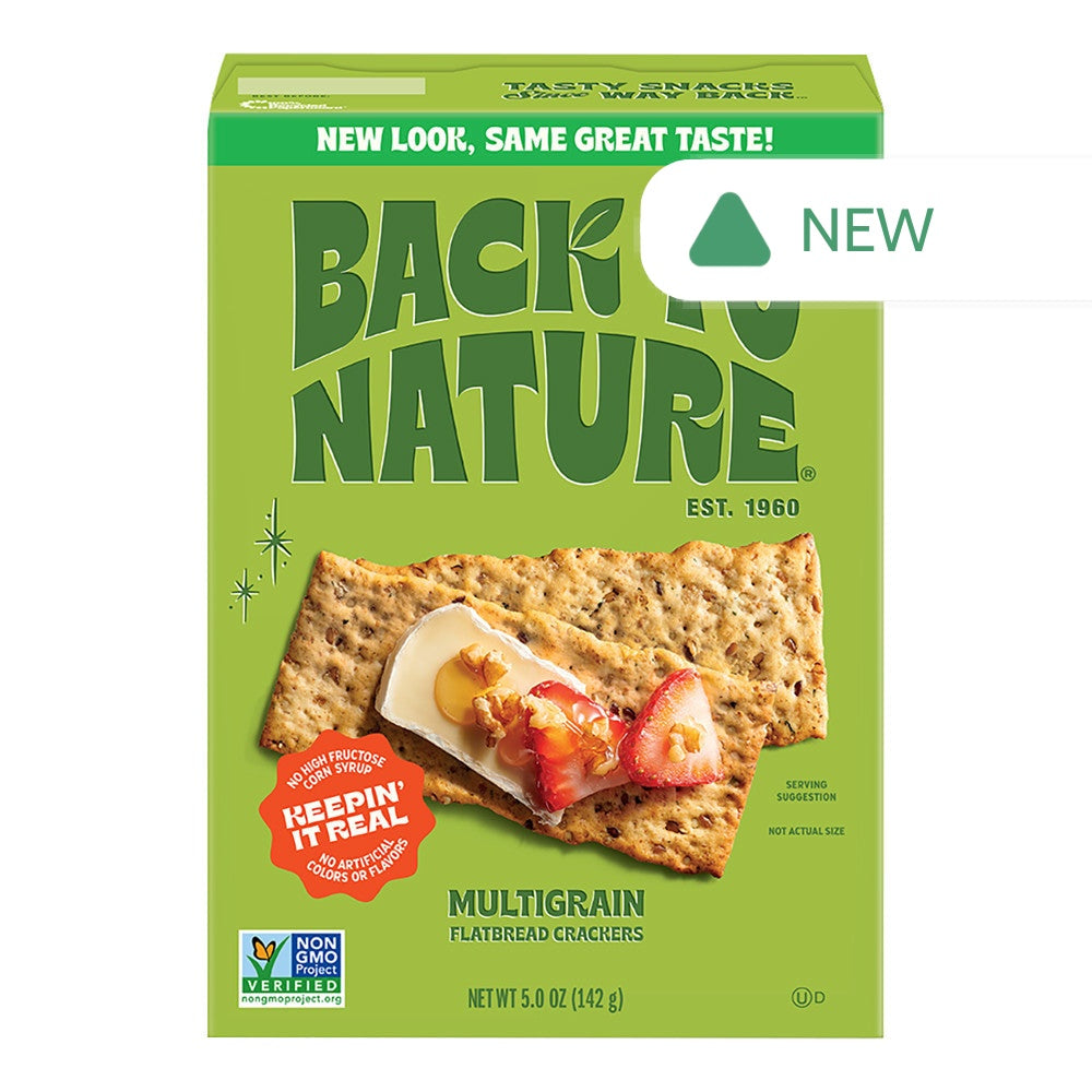 Wholesale Back To Nature Multigrain Flatbread Crackers 5 Oz Box- Bulk