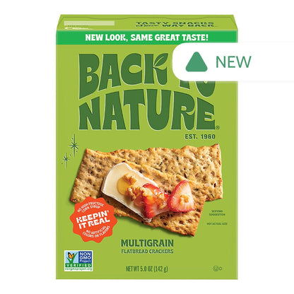 Wholesale Back To Nature Multigrain Flatbread Crackers 5 Oz Box- Bulk