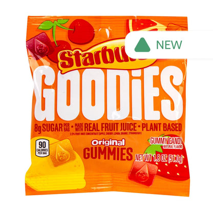 Wholesale Starburst Goodies Original Gummies 1.8 Oz Peg Bag- Bulk