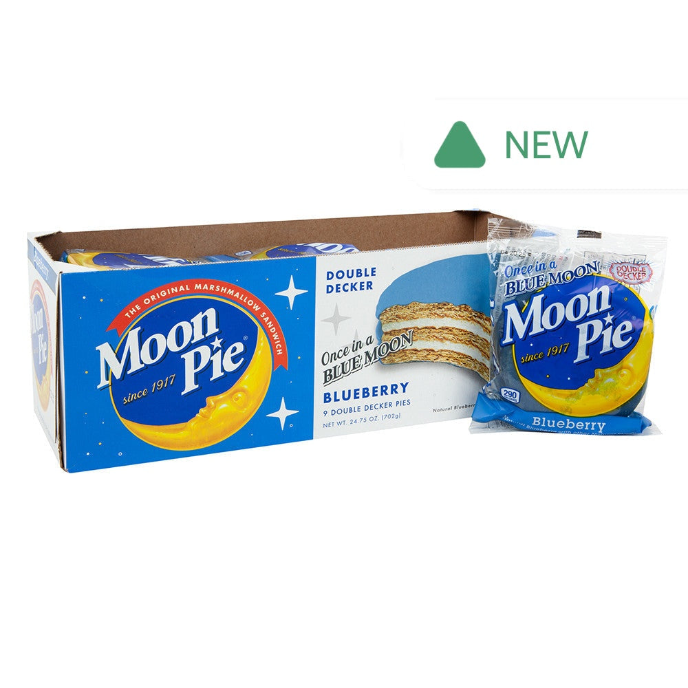 Wholesale Moon Pie Blueberry Double Decker 2.75 Oz- Bulk