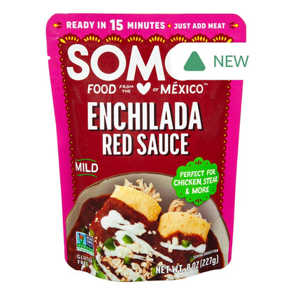 Wholesale Somos Red Enchilada Sauce 8 Oz Pouch- Bulk